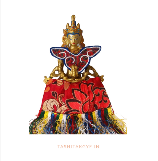 Exquisite Brass Chebame (Apar Mita) Statue 9" | Tashi Takgye