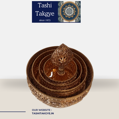 Super Fine Copper Hand Carved Mandala | Spiritual Artistry | Tashi Takgye