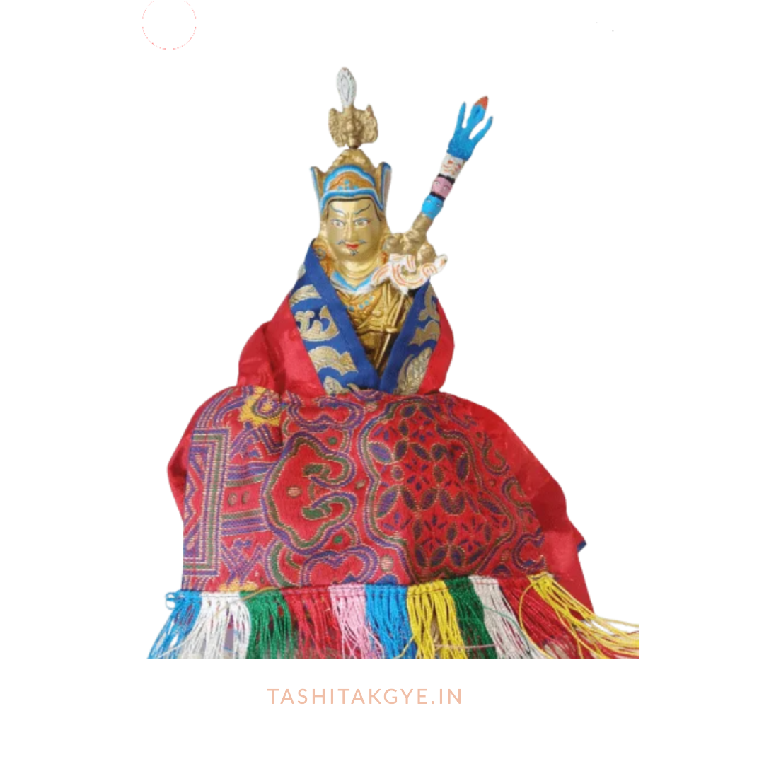 Exquisite Brass Guru Rinpoche (Padmasambhava) Statue | Tashi Takgye