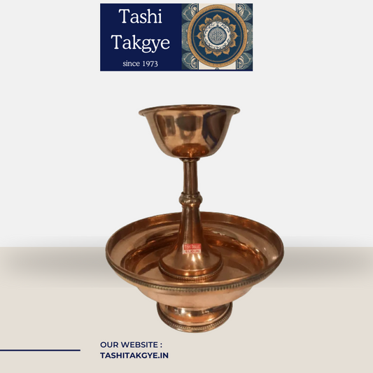 Authentic Copper Serkyem | Traditional Tibetan Offering | Tashi Takgye