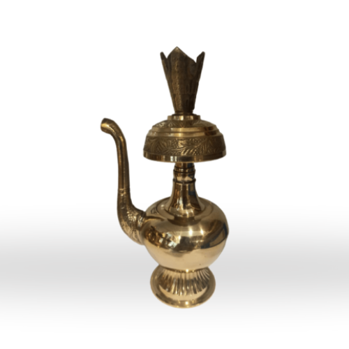 Brass Bhumpa - Authentic Tibetan Ritual Item for Spiritual Practices