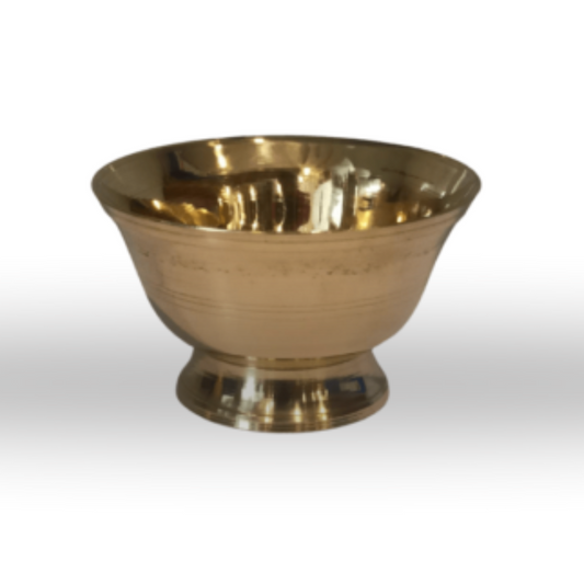 Exquisite Brass Water Offering Bowls with Stand (Set of 7) |