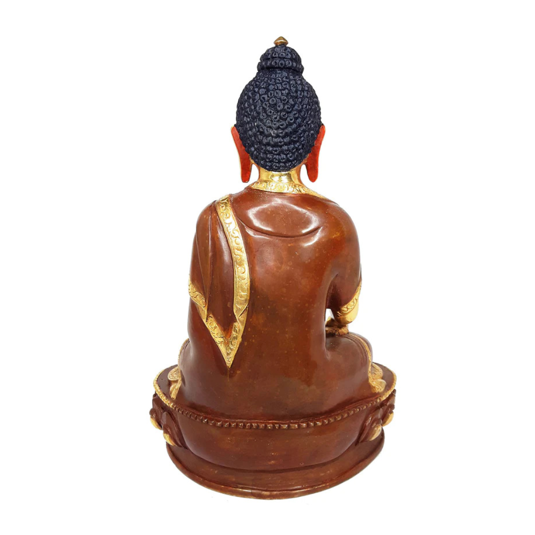 Exquisite Copper Gold Plated Sakya Muni Buddha Statue | Tashi Takgye