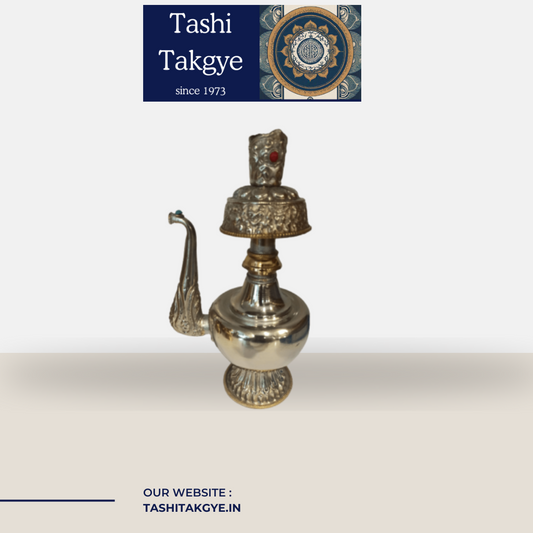 German Silver Fine Bhumpa | Traditional Ritual Items | Tashi Takgye