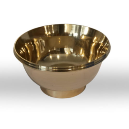 Premium Brass Water Offering Bowls Heavy with Stand (Set of 7) |
