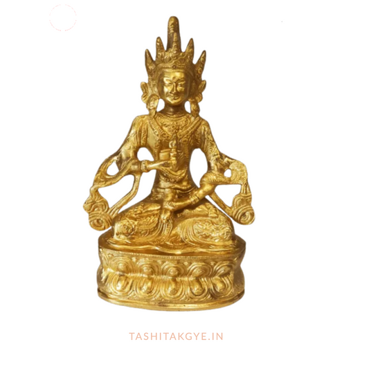 Exquisite Brass Dorjee Semba Statue 9" | Tashi Takgye