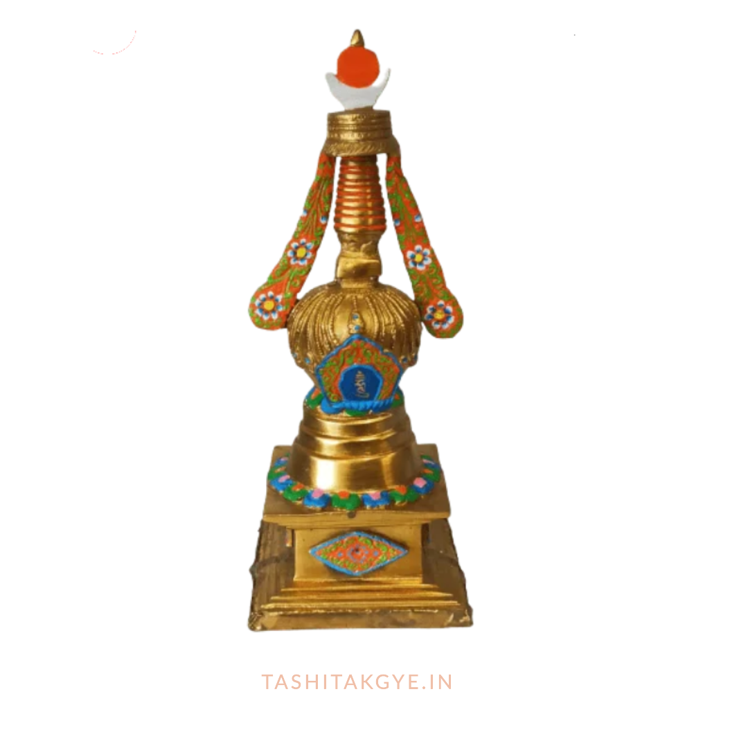 Exquisite Brass Namgyal Choten (Stupa) 12