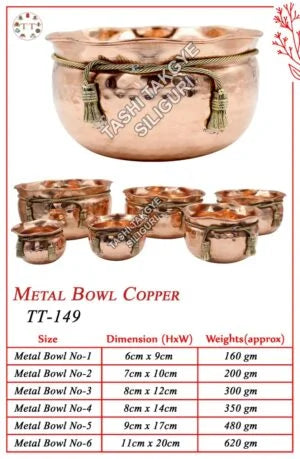 Handcrafted Copper Singing Bowl | Tashi Takgye